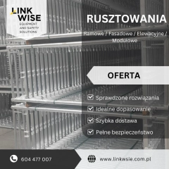 Rusztowania elewacyjne plettac-zestaw pow. robocza 144 m2/wys. rob. 6m