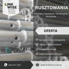 Rusztowania modułowe - zestaw pow. rob 138m2