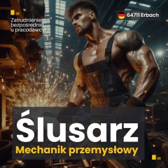 PRACA NIEMCY - Ślusarz / Mechanik przemysłowy